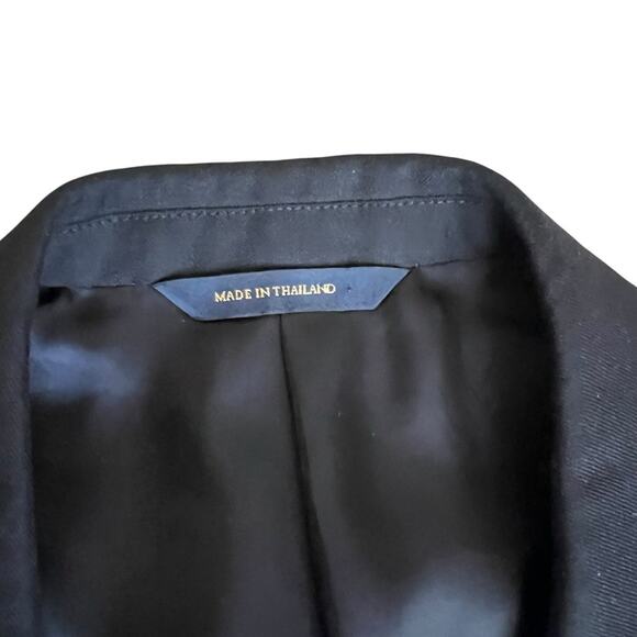 Brooks Brothers Men’s Navy Classic Wool Two Button Sportscoat Blazer Size 42L - Picture 4 of 13